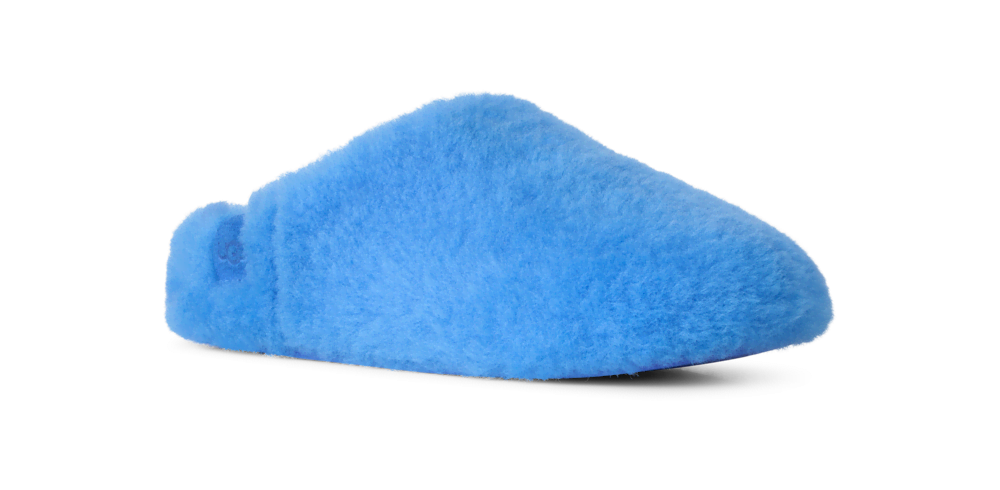 Women's Sheepskin Slip-On Slipper - Blue