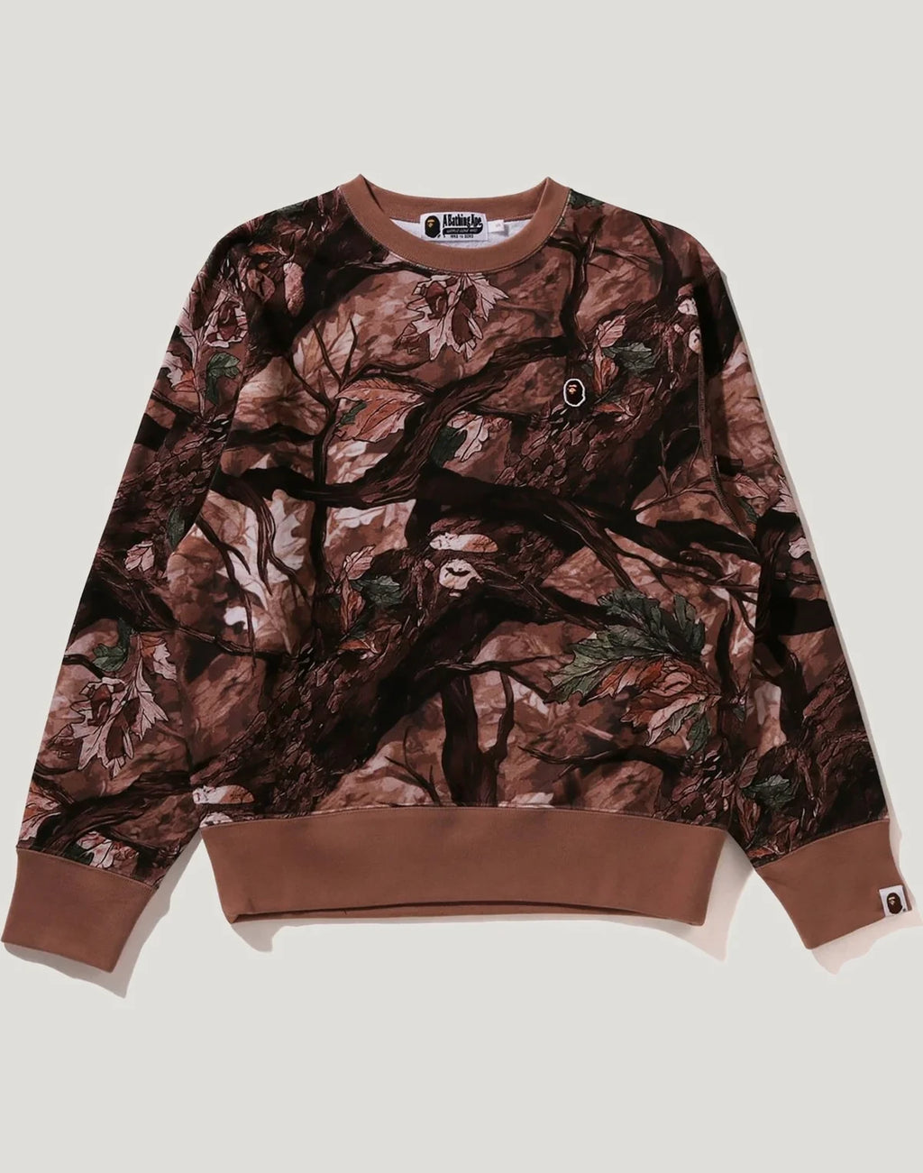 Women's Camo Crewneck Sweatshirt - White