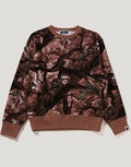 Women's Camo Crewneck Sweatshirt - White