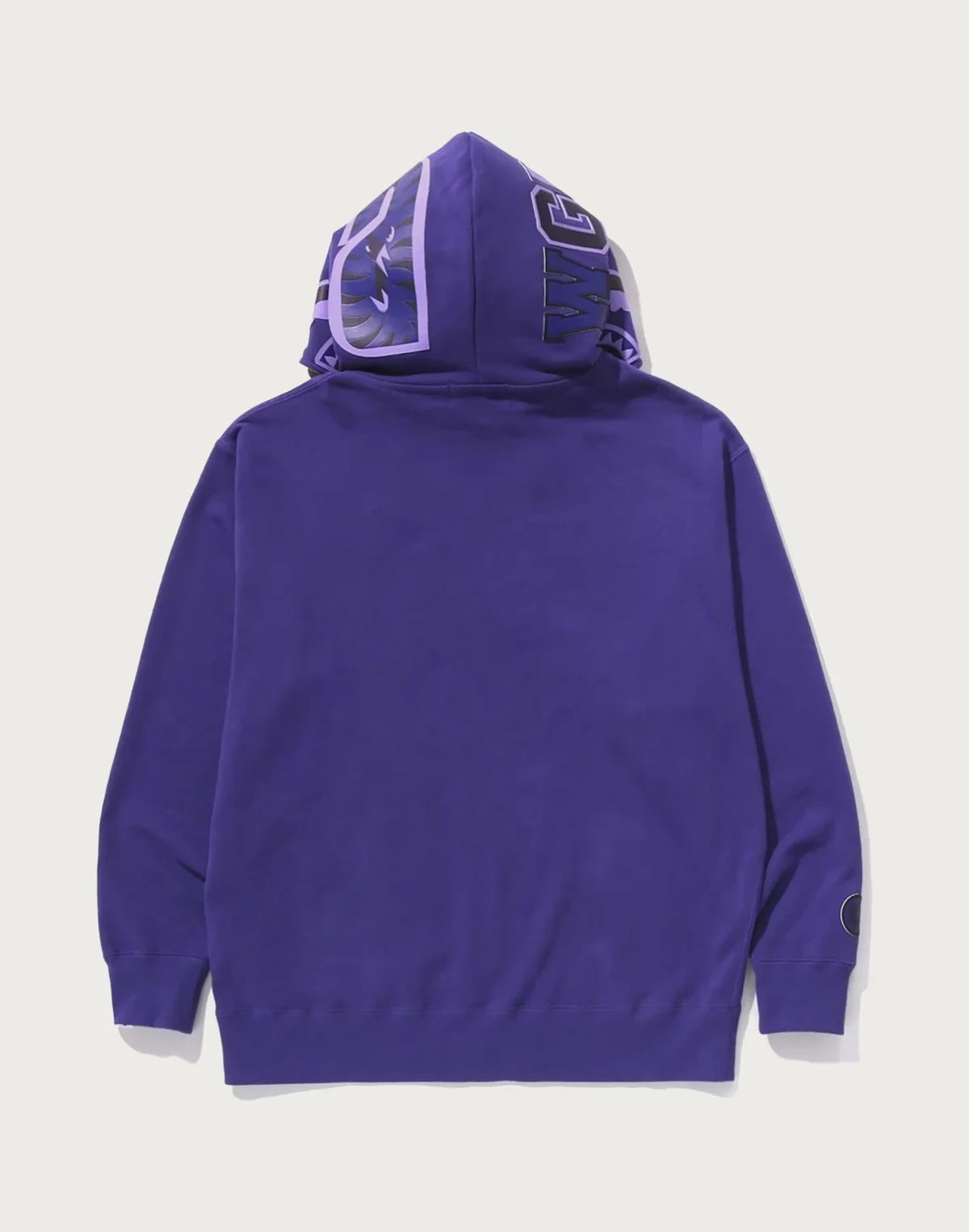 Relaxed Full-Zip Cotton Hoodie - Black