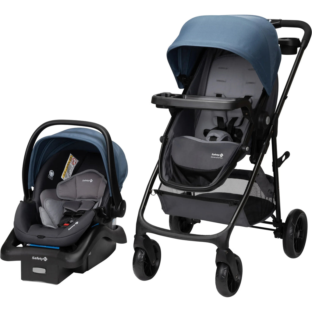 Safety 1st Grow And Go Sprint Modular Travel System Stroller With Rear-Facing Infant Car Seat - Bluestone