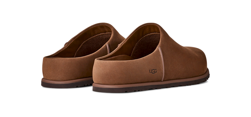 Men's Waterproof Nubuck Slip-On Clog - Olive