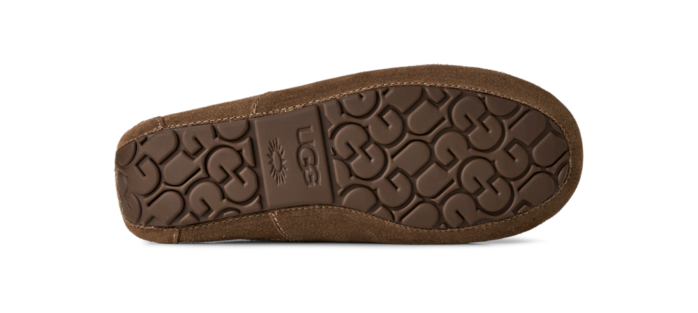 Men's Suede Indoor Outdoor Slipper - Grey