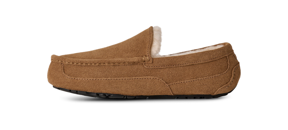 Men's Suede Indoor Outdoor Slipper - Grey