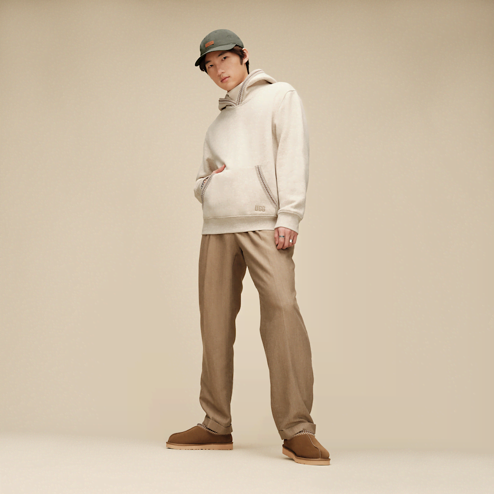 Men's Sheepskin Lined Slip-On Clog - Olive