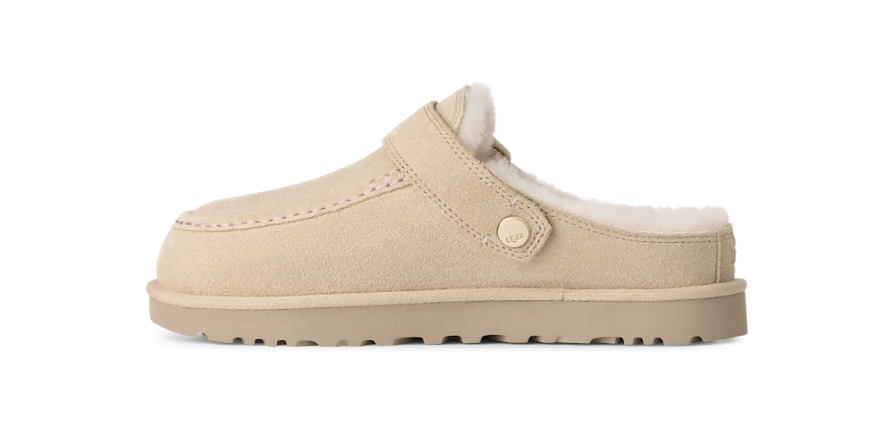 Women's Suede Adjustable-Strap Clog - Dusty Orchid