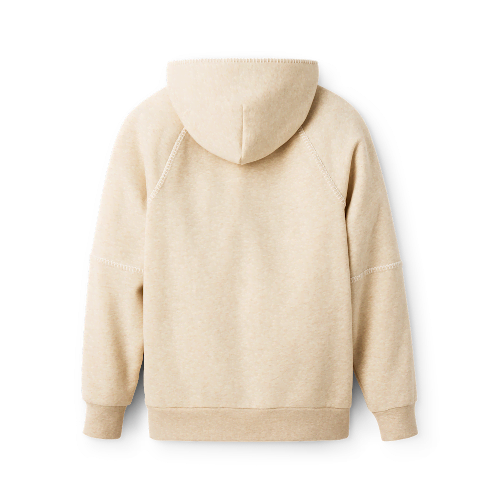 Women's Oversized Fleece Hoodie - Chestnut