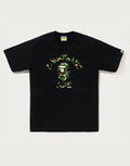Men's Cotton Camo Graphic T-Shirt - White Pink