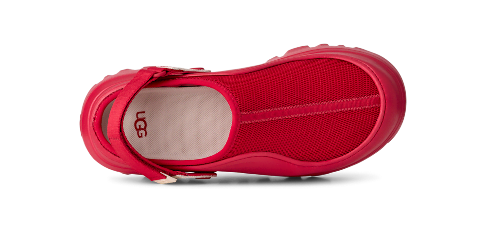 Men's Mesh Adjustable Strap Clog - Red