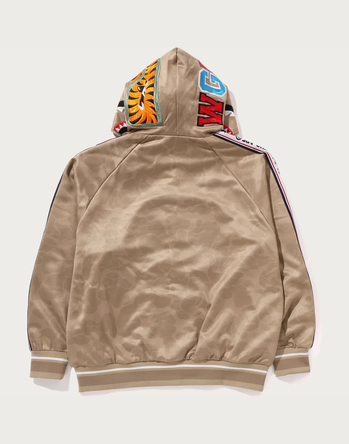 Relaxed Full-Zip Cotton Hoodie - Blue