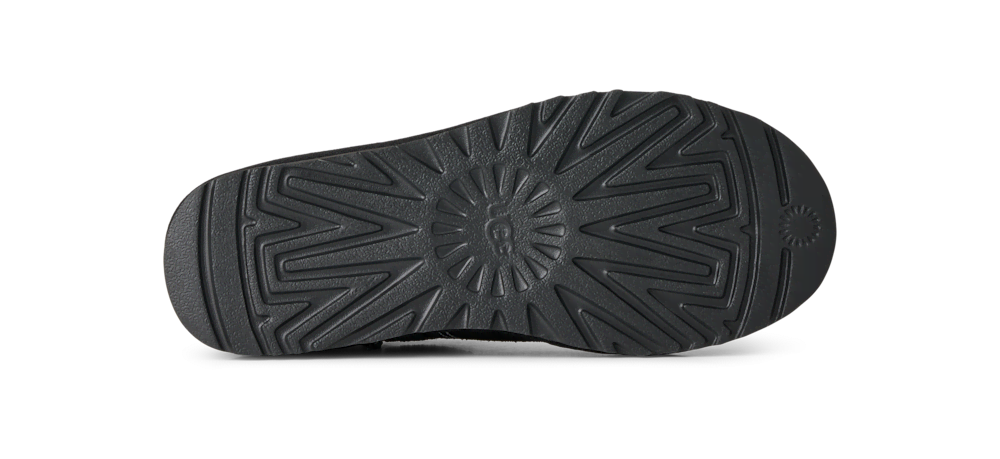 Women's Embroidered Suede Mini Boot - Black