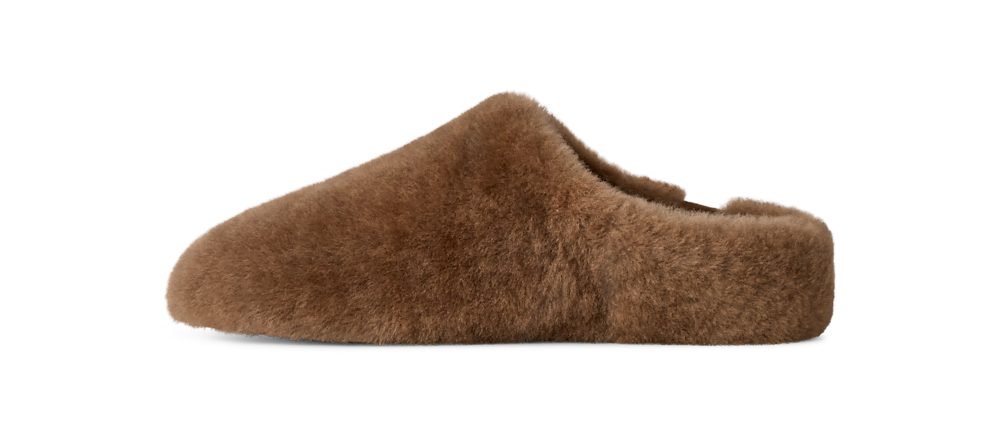 Women's Sheepskin Slip-On Slipper - Blue
