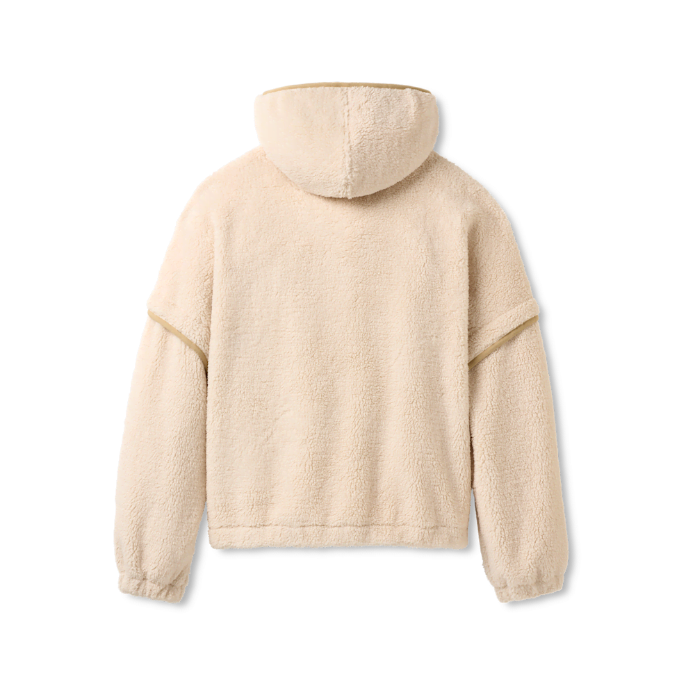 Women's Plush Fleece Zip Hoodie - Chestnut