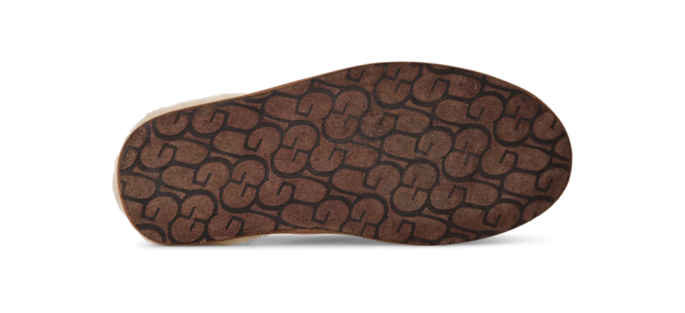 Men's Suede Open-Back Slipper - Brown