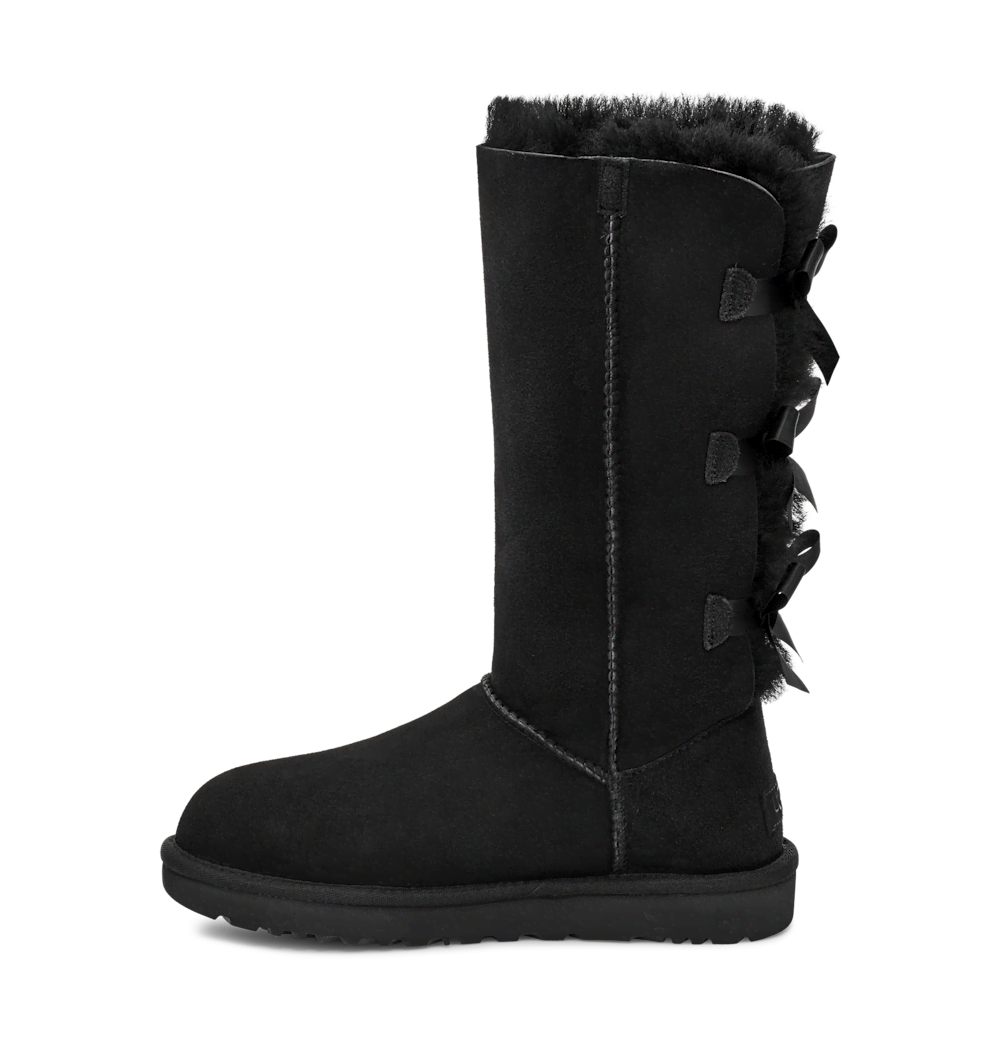 Women's Tall Sheepskin Bow Boot - Chestnut