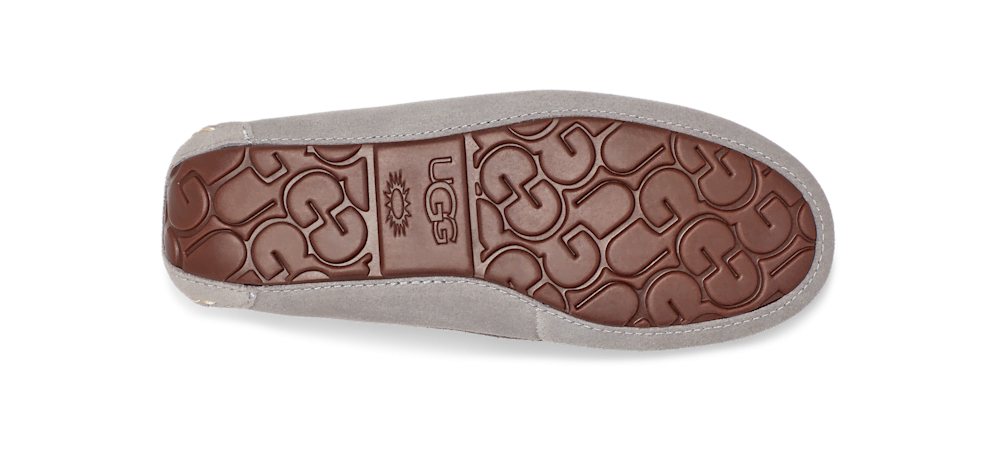 Women's Water-Resistant Suede Moccasin Slipper - Black