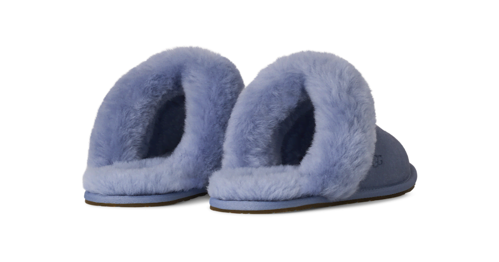 Women's Suede Sheepskin Slide Slipper - Espresso