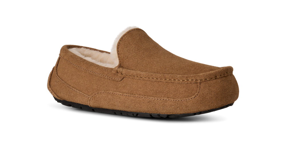 Men's Suede Indoor Outdoor Slipper - Grey
