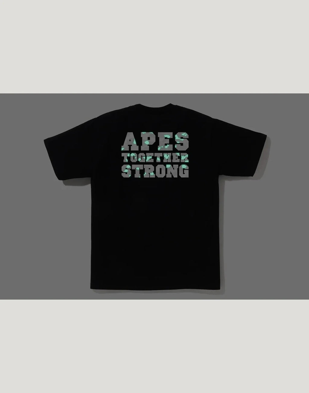 Men's Cotton Camo Graphic T-Shirt - Black