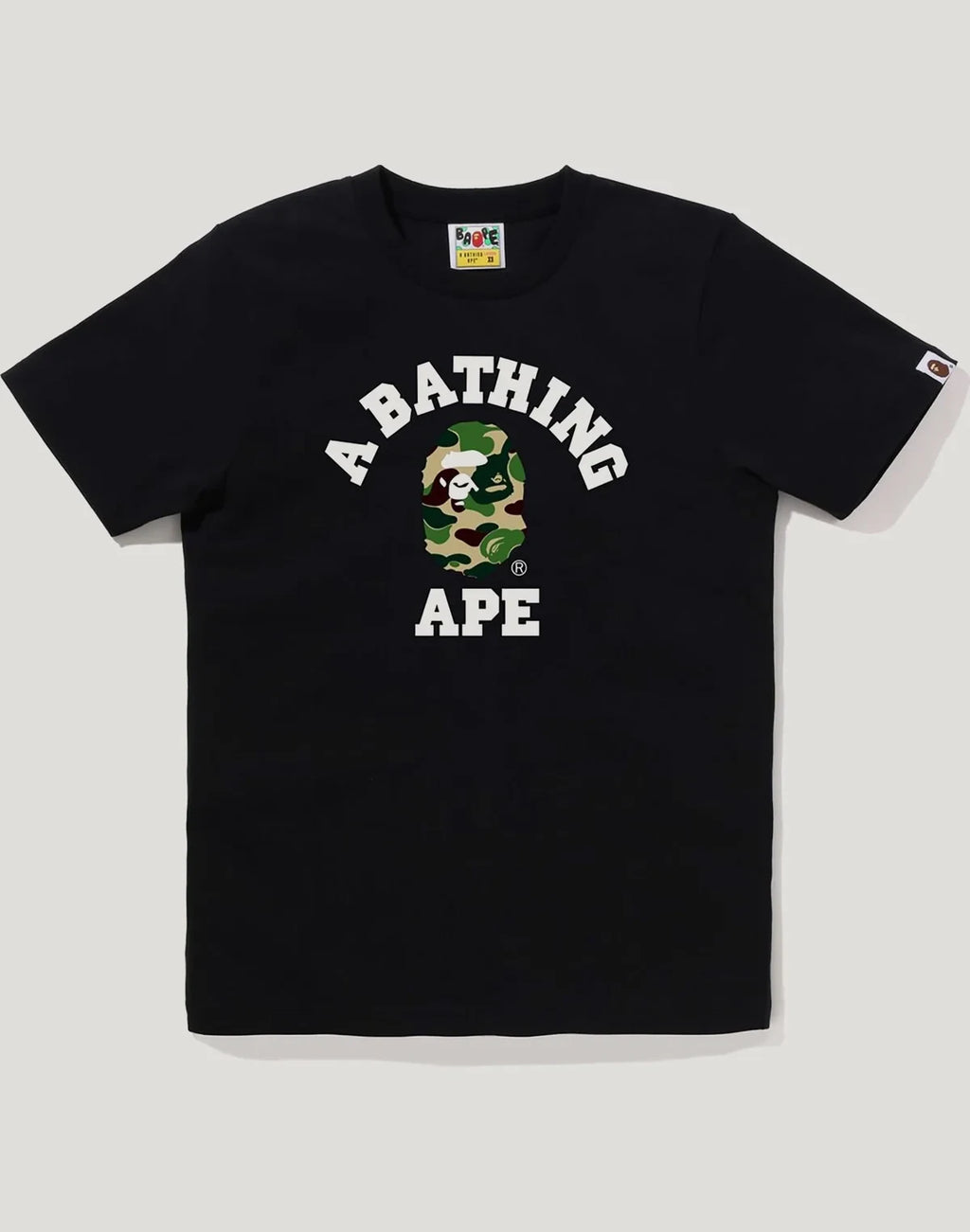 Women's Cotton Camo Graphic T-Shirt - Black Pink