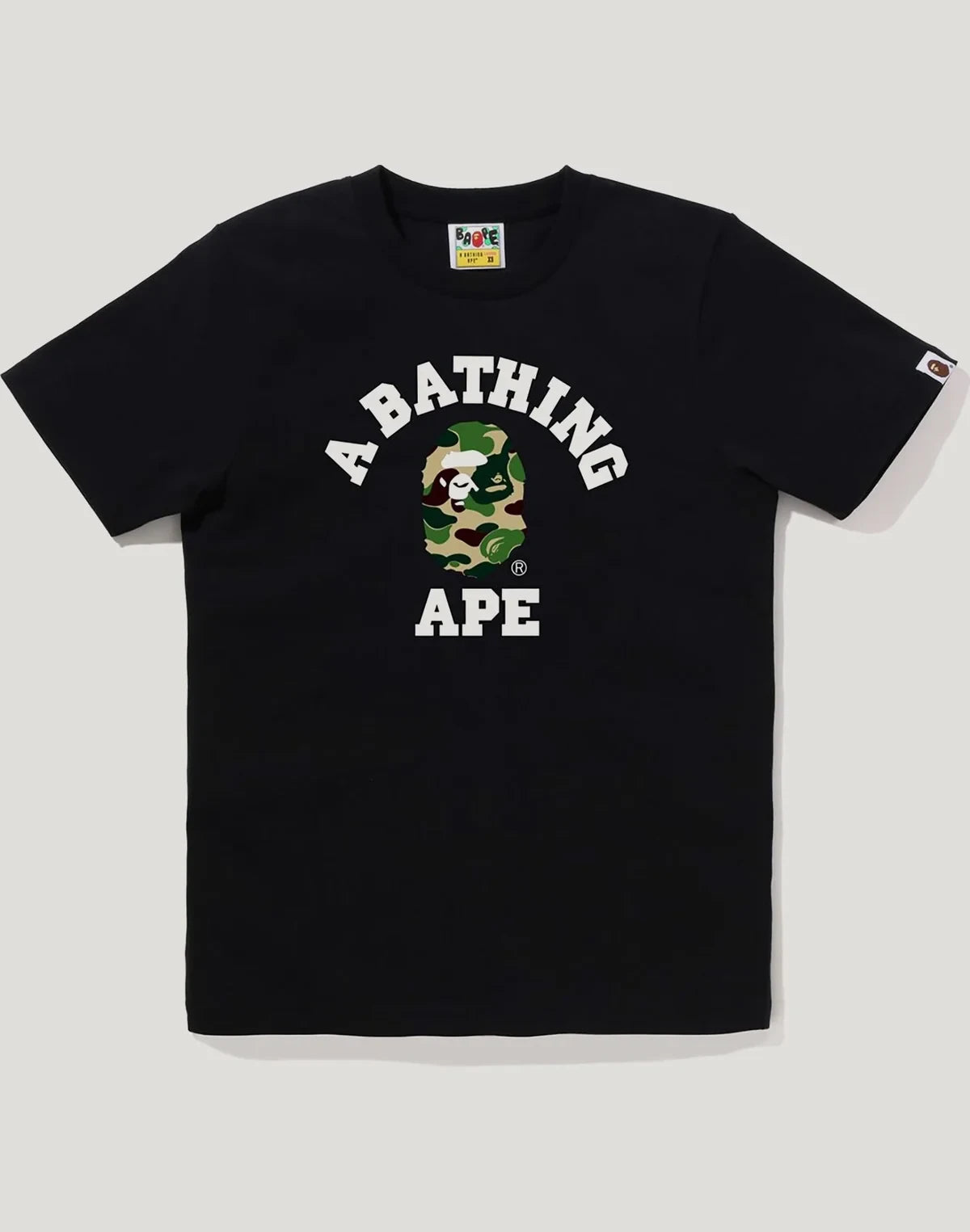 Women's Cotton Camo Graphic T-Shirt - Black Pink